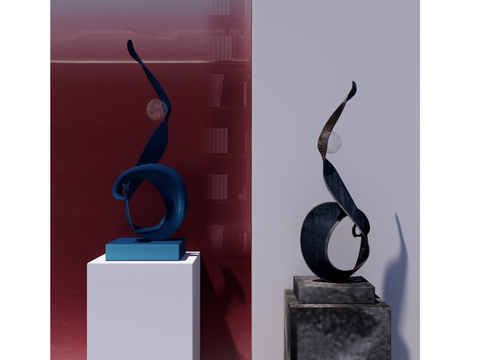 Modern Abstract Sculpture Sculpture