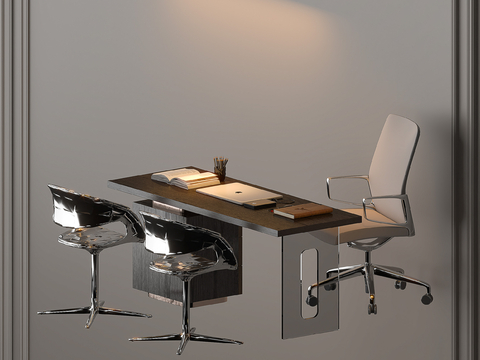 Modern Class Desk Manager Table and Chair