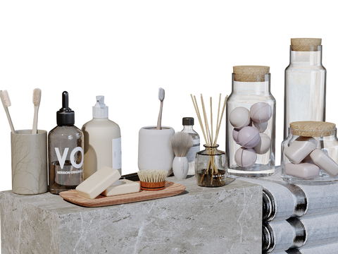 Modern Bathroom Ornaments Toiletries Cosmetics Toiletries