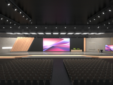 Modern Conference Stage Lecture Hall Stage