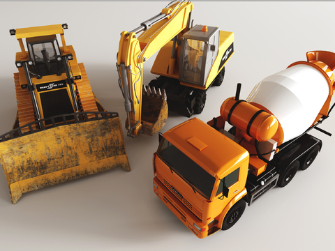 Engineering vehicle bulldozer road roller forklift crane