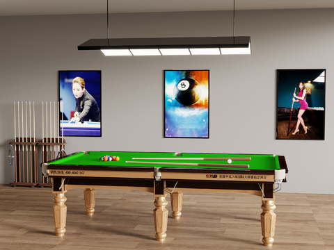 Modern billiard table