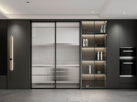 Modern partition cabinet