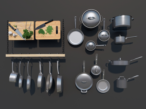 Chopping board Knives Pan Pots and Pans