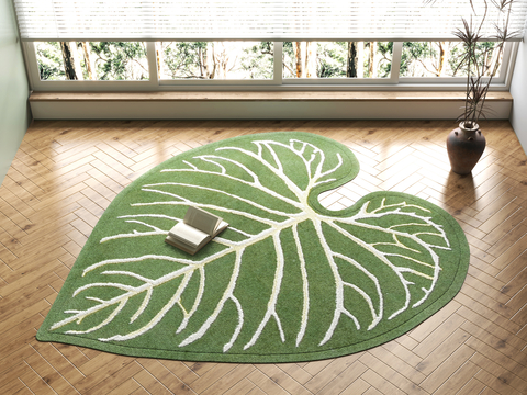 modern shaped carpet