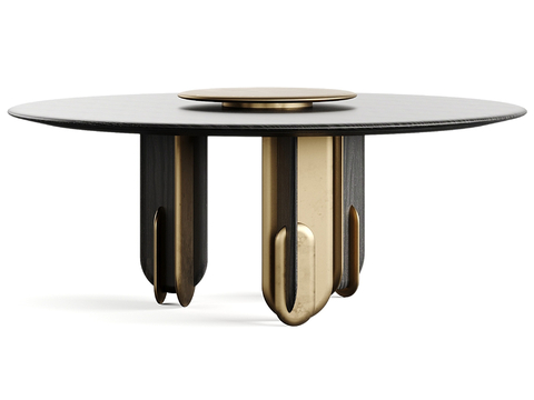 Affordable Luxury Style Round Table Table