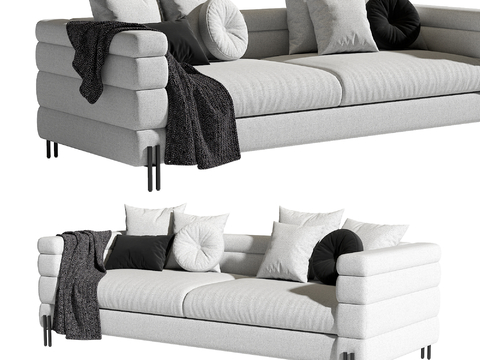 Minotti modern double sofa