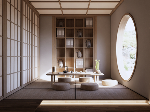 Japanese Tatami Tea Room