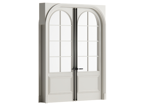 Middle style double door