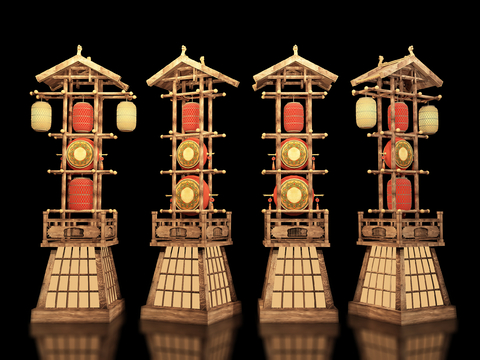 New Chinese Film and TV Props Lantern Rack Art Display