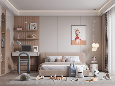 Modern Girls Room kids Bedroom