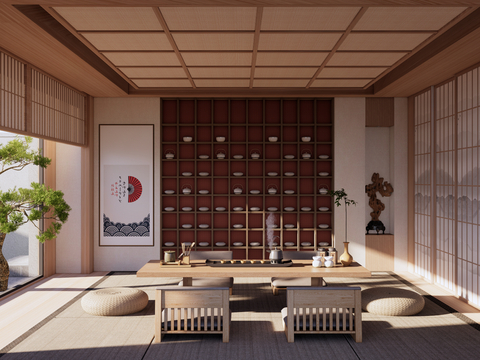 Japanese Tatami Tea Room