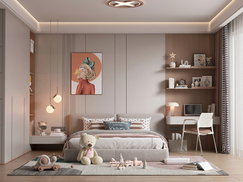 Modern Girls Room kids Bedroom