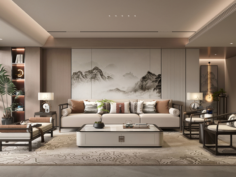 New Chinese Living Room