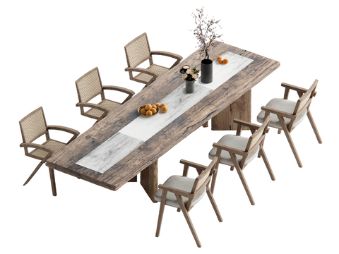 Quiet Wind Dining Table and Chair