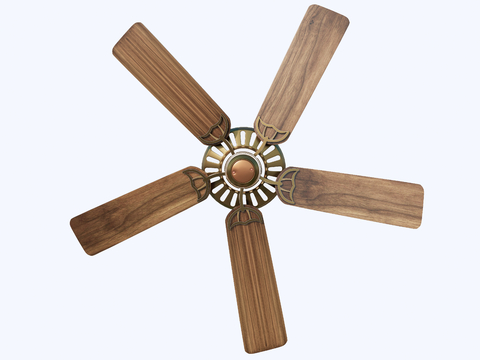 modern electric fan living room ceiling fan teak walnut ceiling fan with lamp ceiling fan