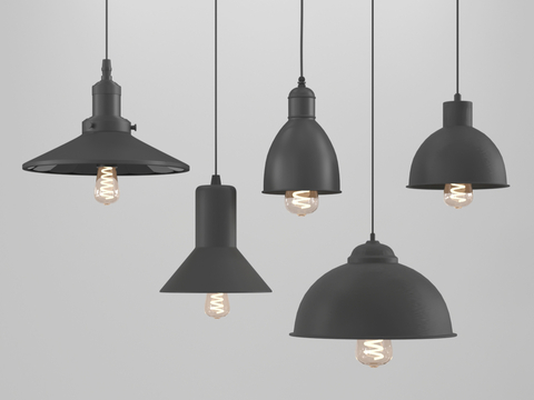 Industrial wind retro chandelier