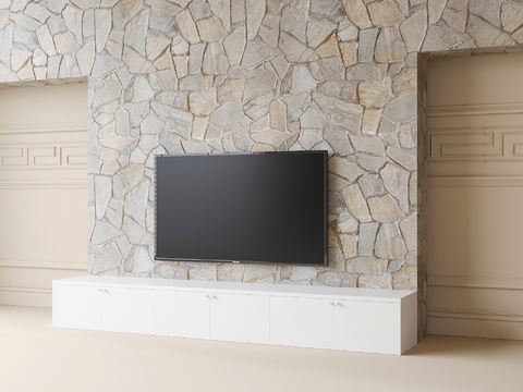 Modern stone Wall TV Wall