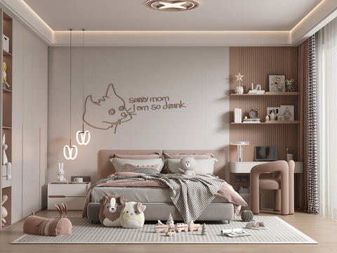 Modern Girls Room kids Bedroom