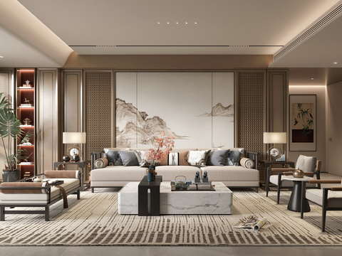 New Chinese Living Room