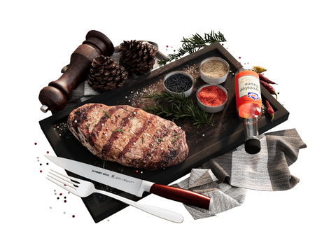 Food Steak Rosemary Dinner Knife