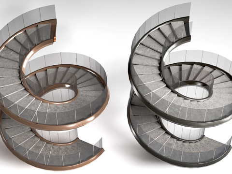 modern revolving staircase