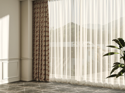 Modern Curtain Screen Curtain Dream Curtain