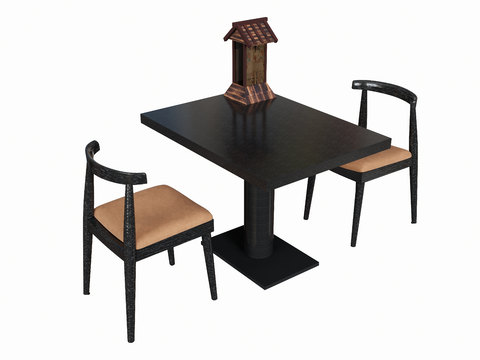 Dining table and chair