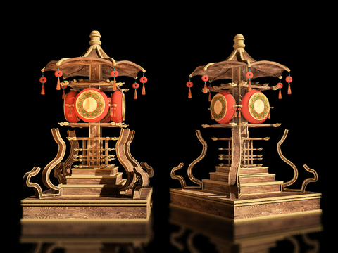 New Chinese Film and TV Props Lantern Rack Art Display