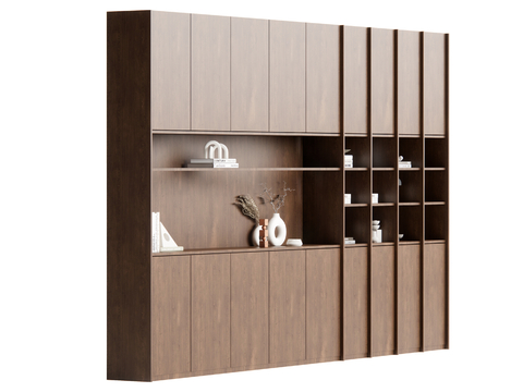 Middle Style Wine Cabinet Sideboard