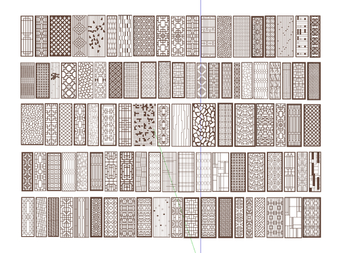 Chinese screen partition