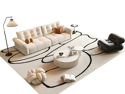 Cream style sofa