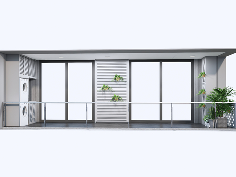 Modern Garden Balcony Functional Balcony