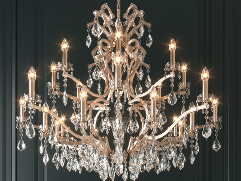 European-style crystal chandelier