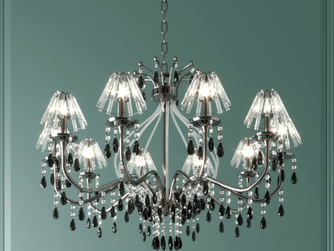 European-style crystal chandelier