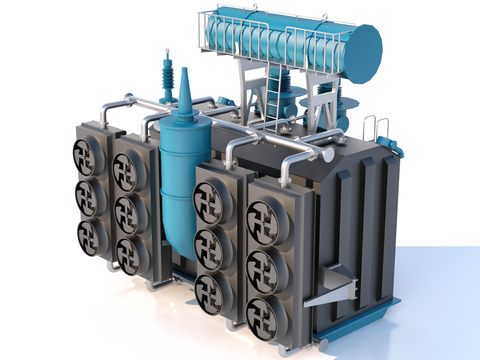 Mechanical industrial transmission pipe radiator