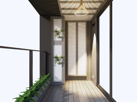 Modern Garden Balcony