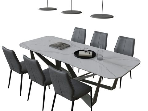 Modern Dining Table and Chair