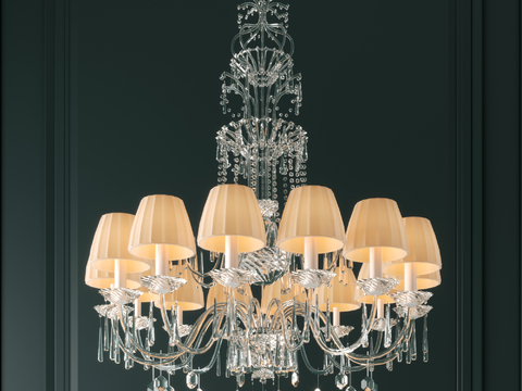 European-style crystal chandelier