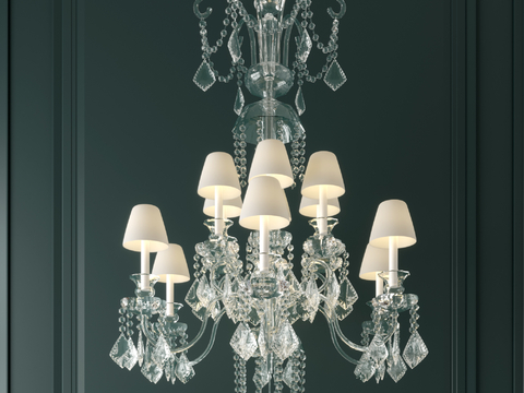 European-style crystal chandelier