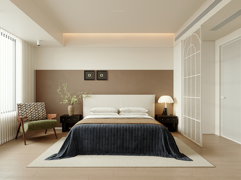 Middle Style Master Bedroom