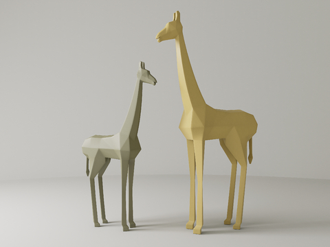 giraffe sculpture animal ornaments