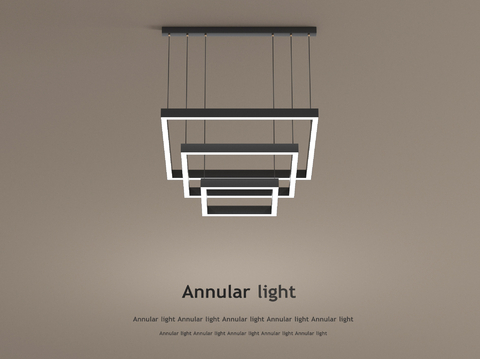 Modern minimalist chandelier