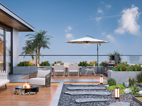 Modern Roof Garden