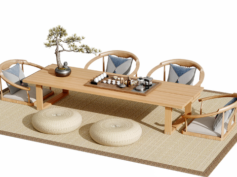 New Chinese Tea Table Tatami Tea Table