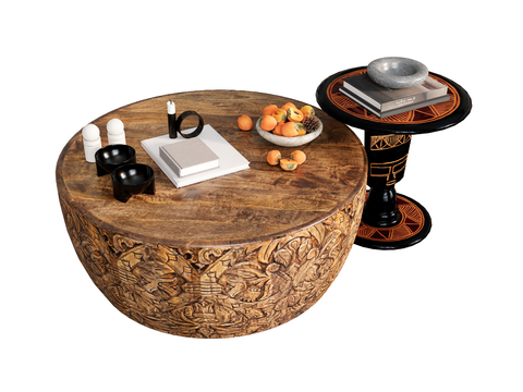 Log Style Coffee Table Mother Coffee Table