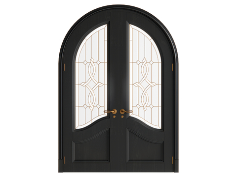 Middle style double door door door swing door