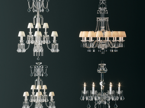 European-style crystal chandelier