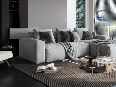 Corner sofa Multiplayer sofa