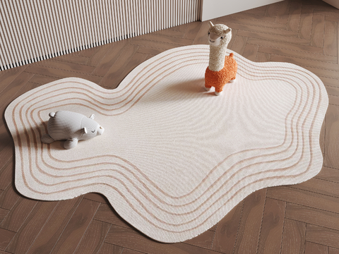 Modern Children's Carpet Shaped Carpet